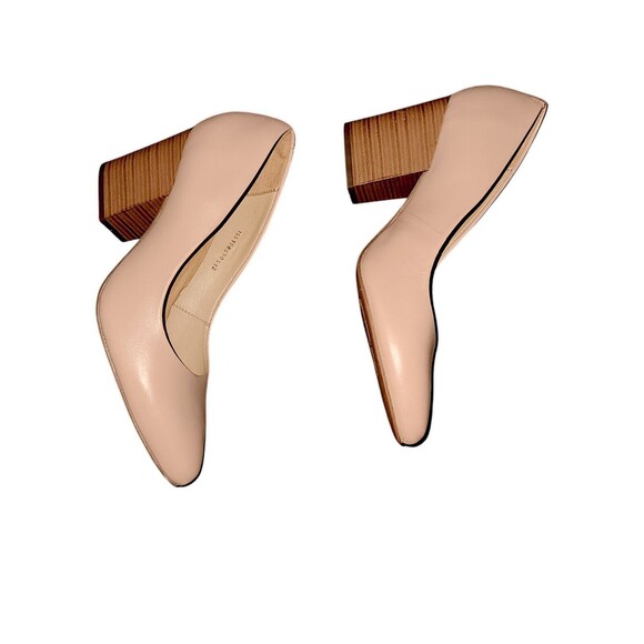 Flexi Comfort Block Heel Pumps Women's Parisa Natural Flesh Tone Size 9.5M - Picture 2 of 5